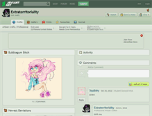 Tablet Screenshot of extraterritoriality.deviantart.com