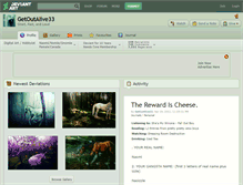 Tablet Screenshot of getoutalive33.deviantart.com