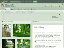 Tablet Screenshot of nokuchikushi.deviantart.com