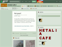 Tablet Screenshot of hetalia-cafe.deviantart.com