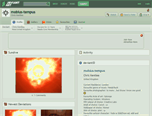 Tablet Screenshot of mobius-tempus.deviantart.com