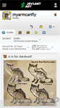 Mobile Screenshot of myarmcanfly.deviantart.com