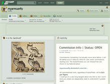 Tablet Screenshot of myarmcanfly.deviantart.com