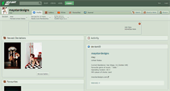 Desktop Screenshot of maystardesigns.deviantart.com