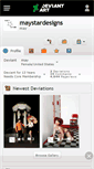 Mobile Screenshot of maystardesigns.deviantart.com