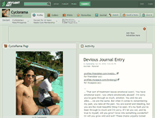 Tablet Screenshot of cyclorama.deviantart.com