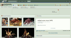 Desktop Screenshot of mantlestudios.deviantart.com