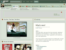 Tablet Screenshot of durkheim.deviantart.com