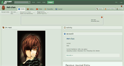 Desktop Screenshot of met-chan.deviantart.com