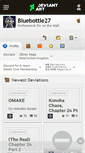Mobile Screenshot of bluebottle27.deviantart.com