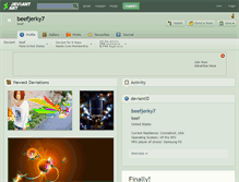 Tablet Screenshot of beefjerky7.deviantart.com