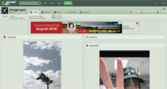 Desktop Screenshot of orangereject.deviantart.com