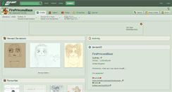 Desktop Screenshot of fireprincessblaze.deviantart.com