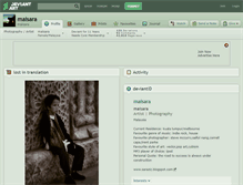 Tablet Screenshot of maisara.deviantart.com