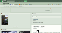 Desktop Screenshot of cathlinwolf.deviantart.com