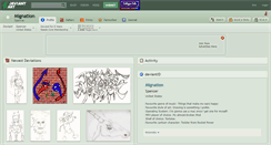 Desktop Screenshot of mignation.deviantart.com