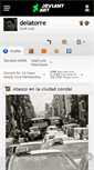 Mobile Screenshot of delatorre.deviantart.com