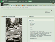 Tablet Screenshot of delatorre.deviantart.com