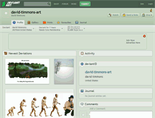 Tablet Screenshot of david-timmons-art.deviantart.com