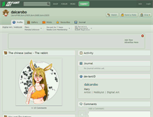 Tablet Screenshot of dalcarobo.deviantart.com