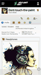 Mobile Screenshot of dont-touch-the-paint.deviantart.com