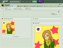 Tablet Screenshot of mijaskal.deviantart.com