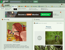 Tablet Screenshot of cordefr.deviantart.com