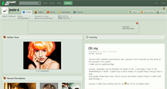 Desktop Screenshot of jessie-d.deviantart.com
