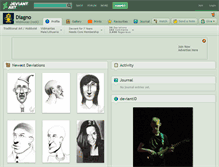 Tablet Screenshot of diagno.deviantart.com