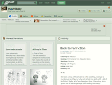 Tablet Screenshot of may10baby.deviantart.com