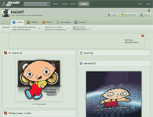 Tablet Screenshot of hugo07.deviantart.com