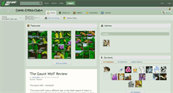 Desktop Screenshot of comic-critics-club.deviantart.com