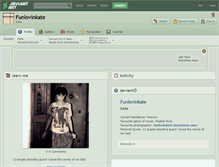 Tablet Screenshot of funlovinkate.deviantart.com