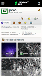 Mobile Screenshot of gohan.deviantart.com