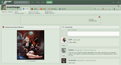 Desktop Screenshot of greenstranger.deviantart.com