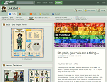 Tablet Screenshot of link2262.deviantart.com