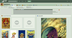 Desktop Screenshot of markmoore.deviantart.com