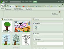Tablet Screenshot of mg14.deviantart.com