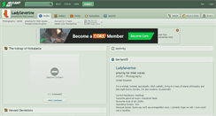 Desktop Screenshot of ladyseverine.deviantart.com