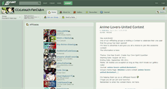 Desktop Screenshot of ccxlelouch-fanclub.deviantart.com