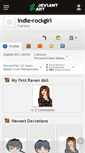 Mobile Screenshot of indie-rockgirl.deviantart.com
