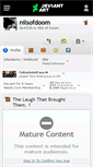 Mobile Screenshot of nilsofdoom.deviantart.com