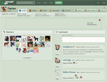 Tablet Screenshot of flarism.deviantart.com