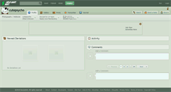 Desktop Screenshot of cutepsycho.deviantart.com