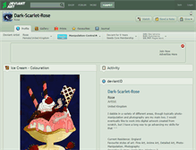 Tablet Screenshot of dark-scarlet-rose.deviantart.com