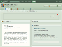 Tablet Screenshot of blazedacat-ownsall.deviantart.com