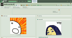 Desktop Screenshot of double-you-tee-eff.deviantart.com