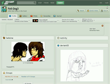 Tablet Screenshot of fell-dog3.deviantart.com