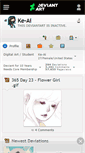 Mobile Screenshot of ke-ai.deviantart.com
