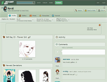 Tablet Screenshot of ke-ai.deviantart.com